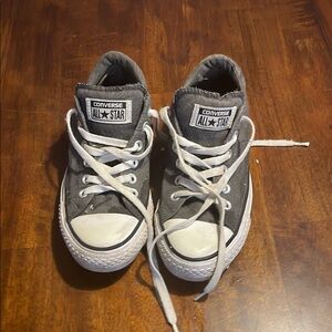Converse womens Gray Sneakers in very good condition